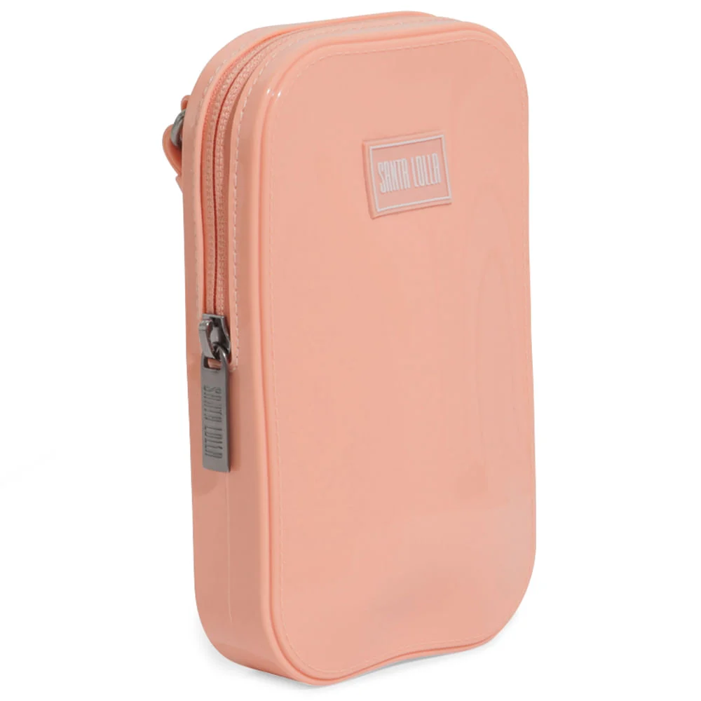 Bolsa Borracha Laranja Pêssego - vista 3 de 3
