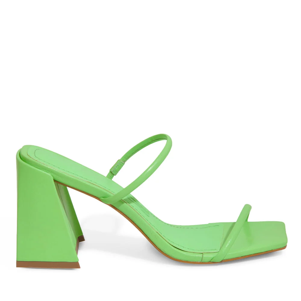 Mule Couro Pelica Soft Verde Menta - vista 1 de 3