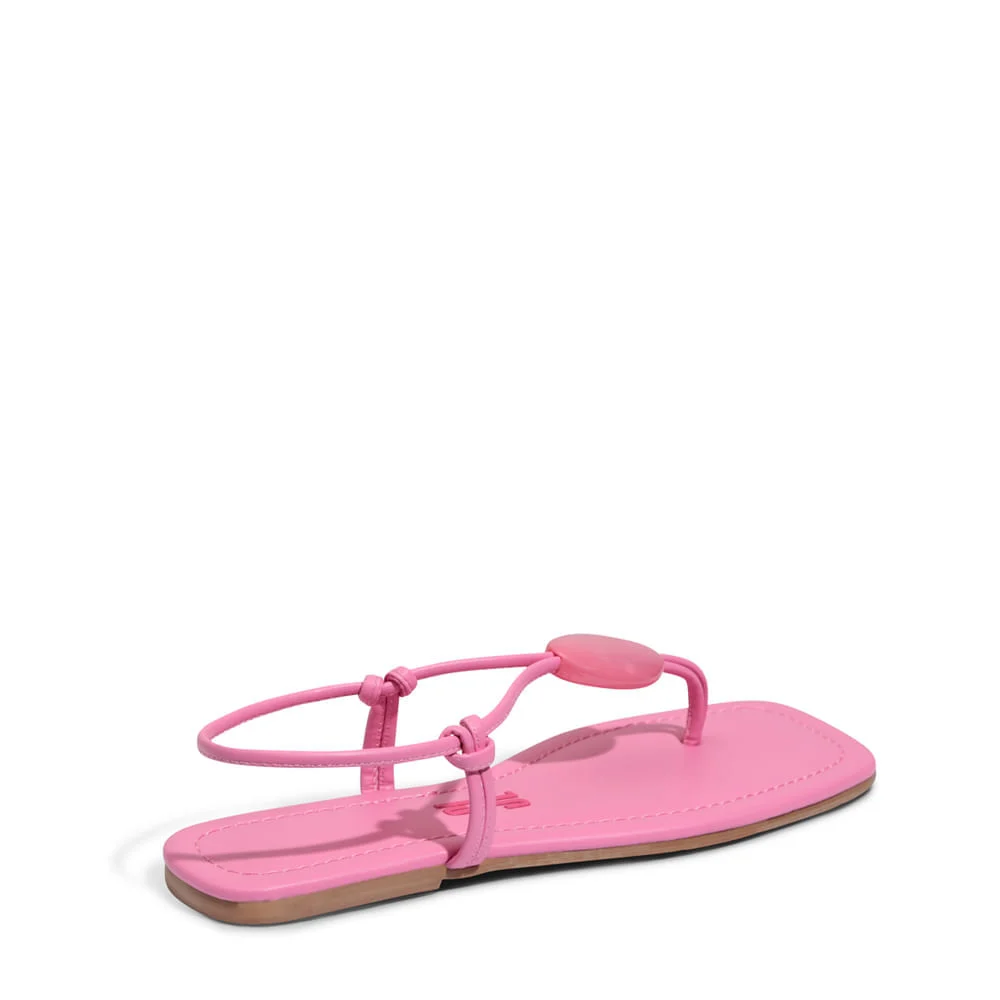 Rasteira Napa Santorine Rosa Azaleia - vista 4 de 4