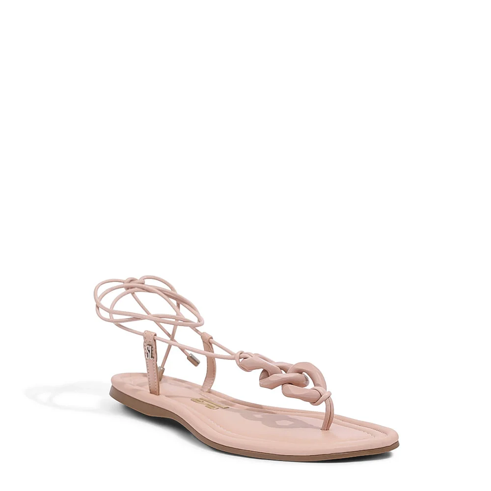 Rasteira New Couro Pelica Soft Rosa Quartzo - vista 4 de 4