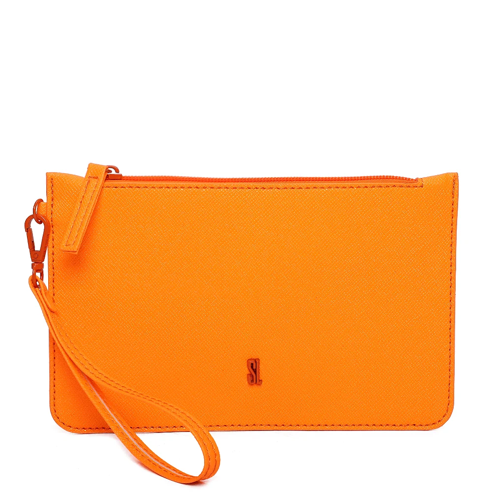 Bolsa Clutch Laranja Neon Pequena - vista 1 de 4