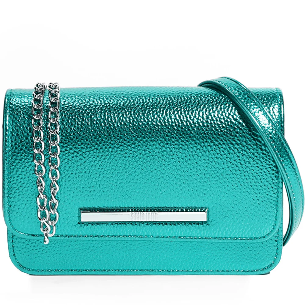 Bolsa Metalizado Verde Savage - vista 1 de 4