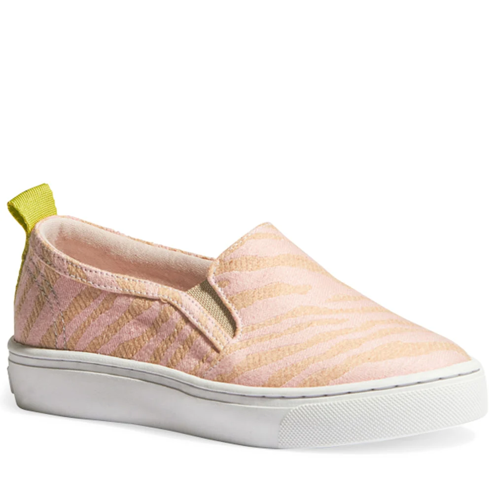 Tênis Slip On Infantil Rosa Zebra Eco - vista 2 de 4