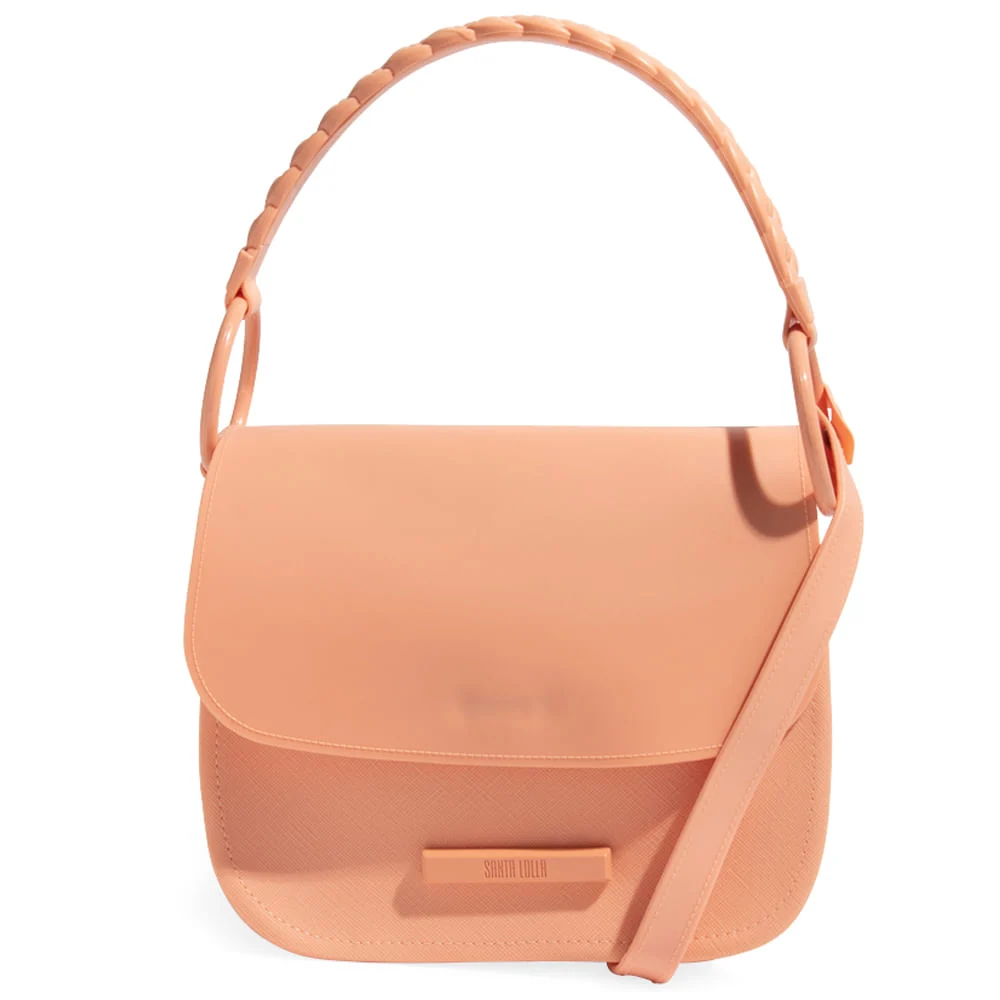 Bolsa Borracha Laranja Pêssego - vista 1 de 3
