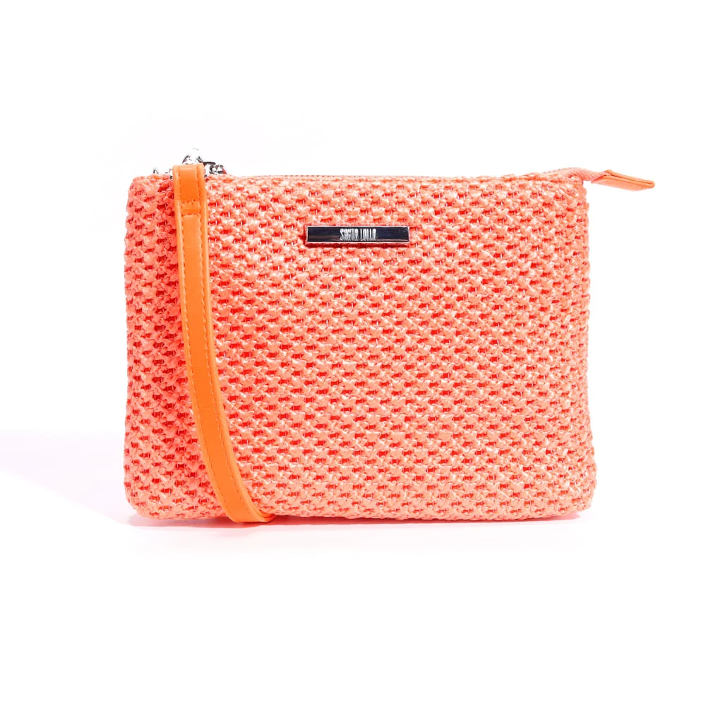 Bolsa Tramado Tangerina - vista 1 de 3
