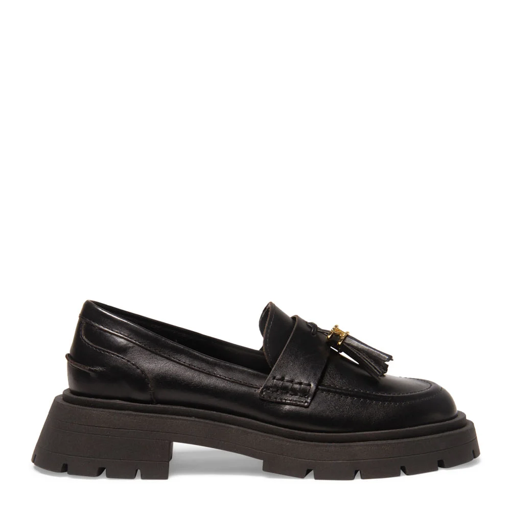Mocassim Couro Soft Preto Tratorado - vista 1 de 5