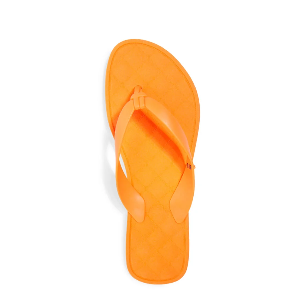Flip Flop Borracha Tangerina - vista 3 de 4