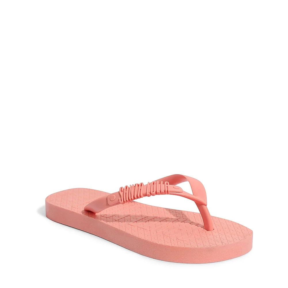 Flip Flop Infantil Hot Peach Borracha Salto Flat - vista 3 de 4