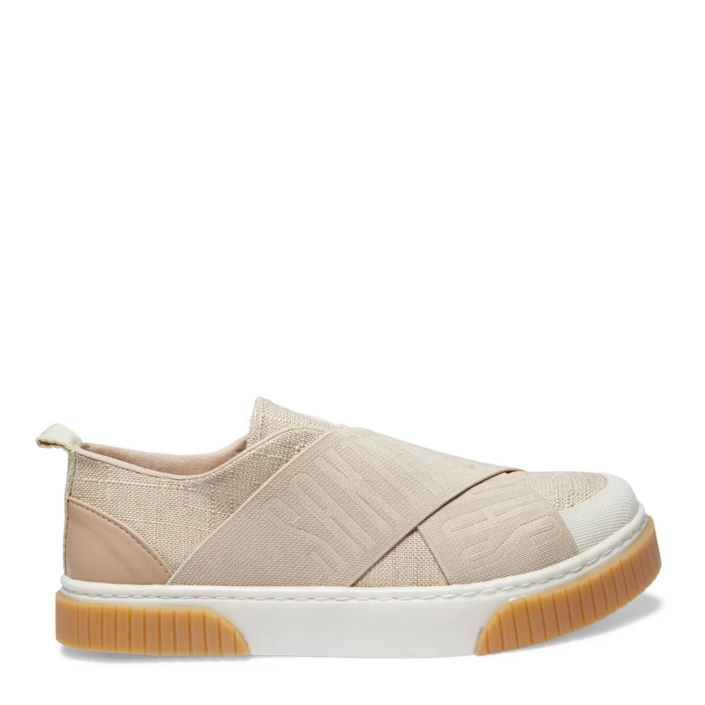 Tênis Slip On Linho Copacabana Bege - vista 1 de 4