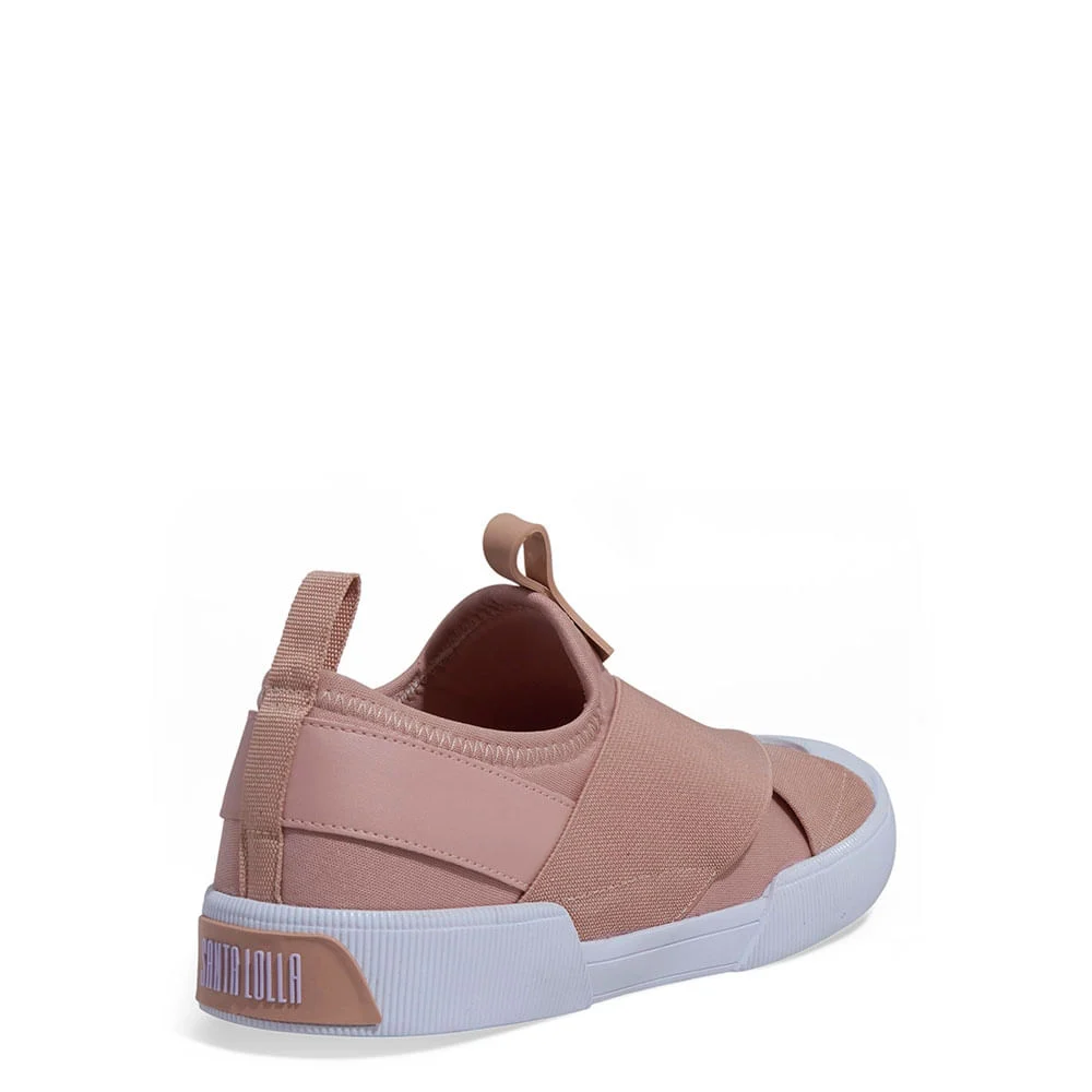 Tênis Slip On Neoprene Elásticos Rosa - vista 3 de 4
