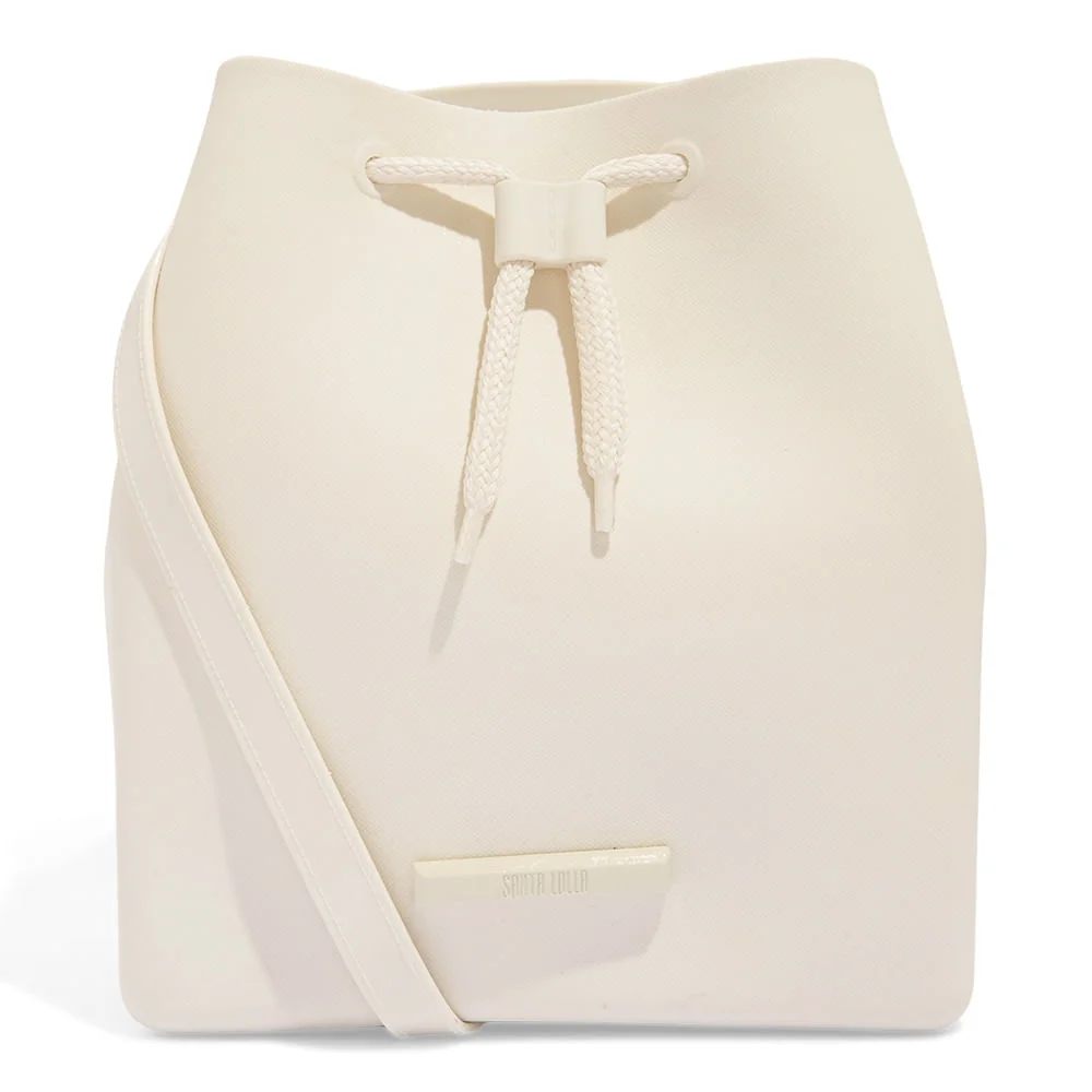 Bolsa Bucket Borracha Off White - vista 1 de 3