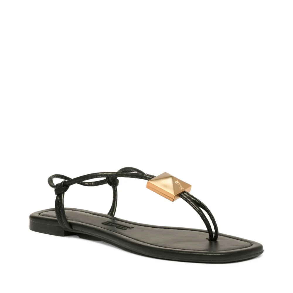 Rasteira Napa Soft Preto - vista 2 de 4