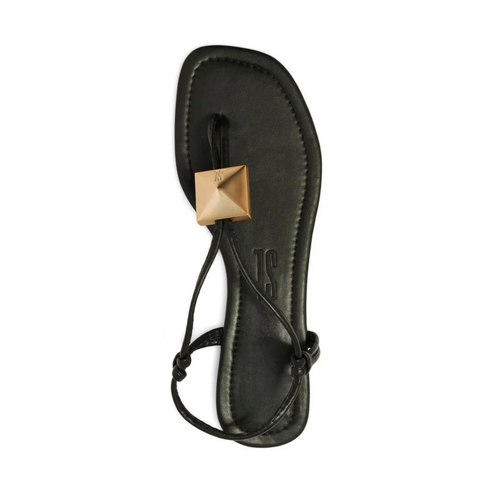Rasteira Napa Soft Preto - vista 4 de 4