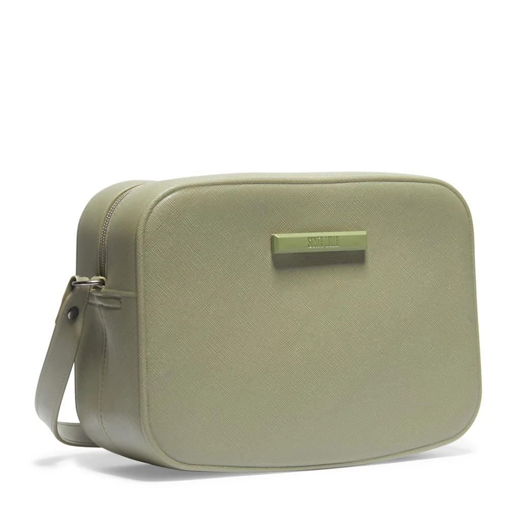 Bolsa Câmera Bag Borracha Verde Pistache Transversal - vista 2 de 3