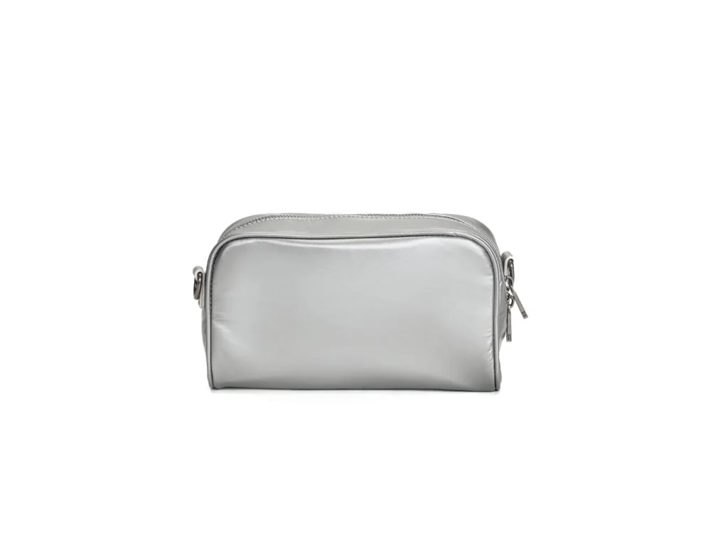 Bolsa Nylon Camera Bag Metalizado Prata Transversal - vista 7 de 7