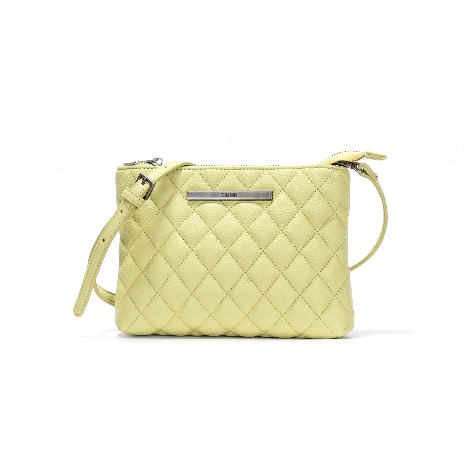 Bolsa Matelassê Transversal Verde Oliva - vista 1 de 3