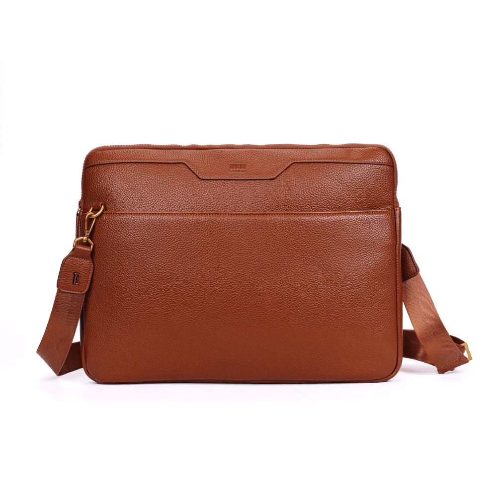 Bolsa Porta Notebook Material Floater Marrom Transversal - vista 1 de 6