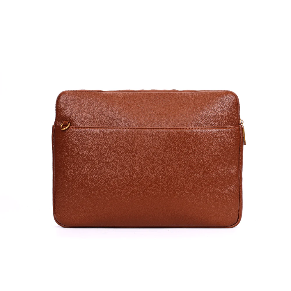 Bolsa Porta Notebook Material Floater Marrom Transversal - vista 4 de 6