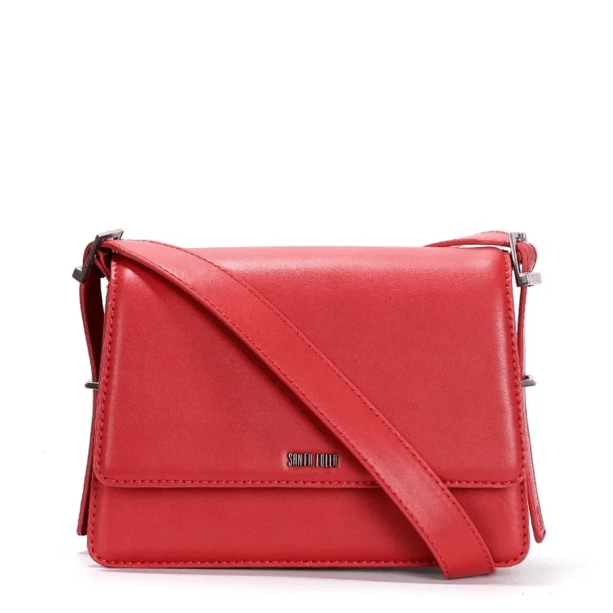 Bolsa Vermelha Alça Tiracolo Ajustável Fivela - vista 1 de 3