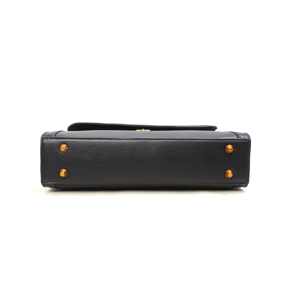 Bolsa Preta Transversal Alça Dupla - vista 5 de 6