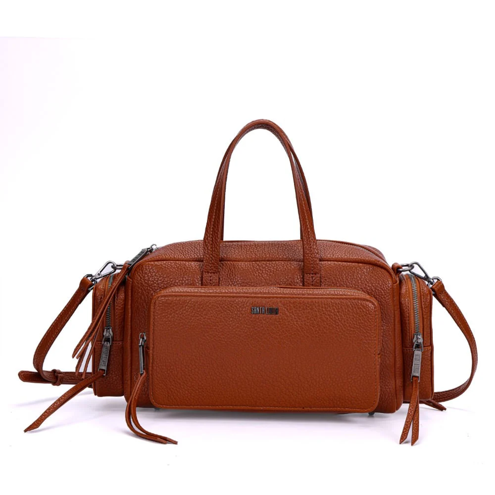 Bolsa Marrom Grande Alça De Ombro - vista 1 de 7