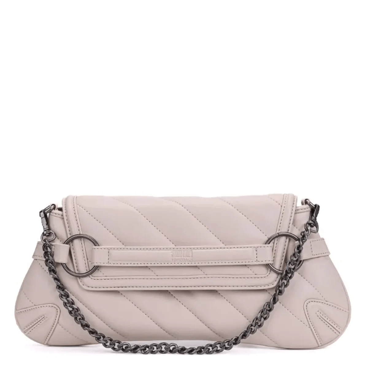Bolsa Creme Tiracolo Soft Alça Corrente - vista 1 de 6