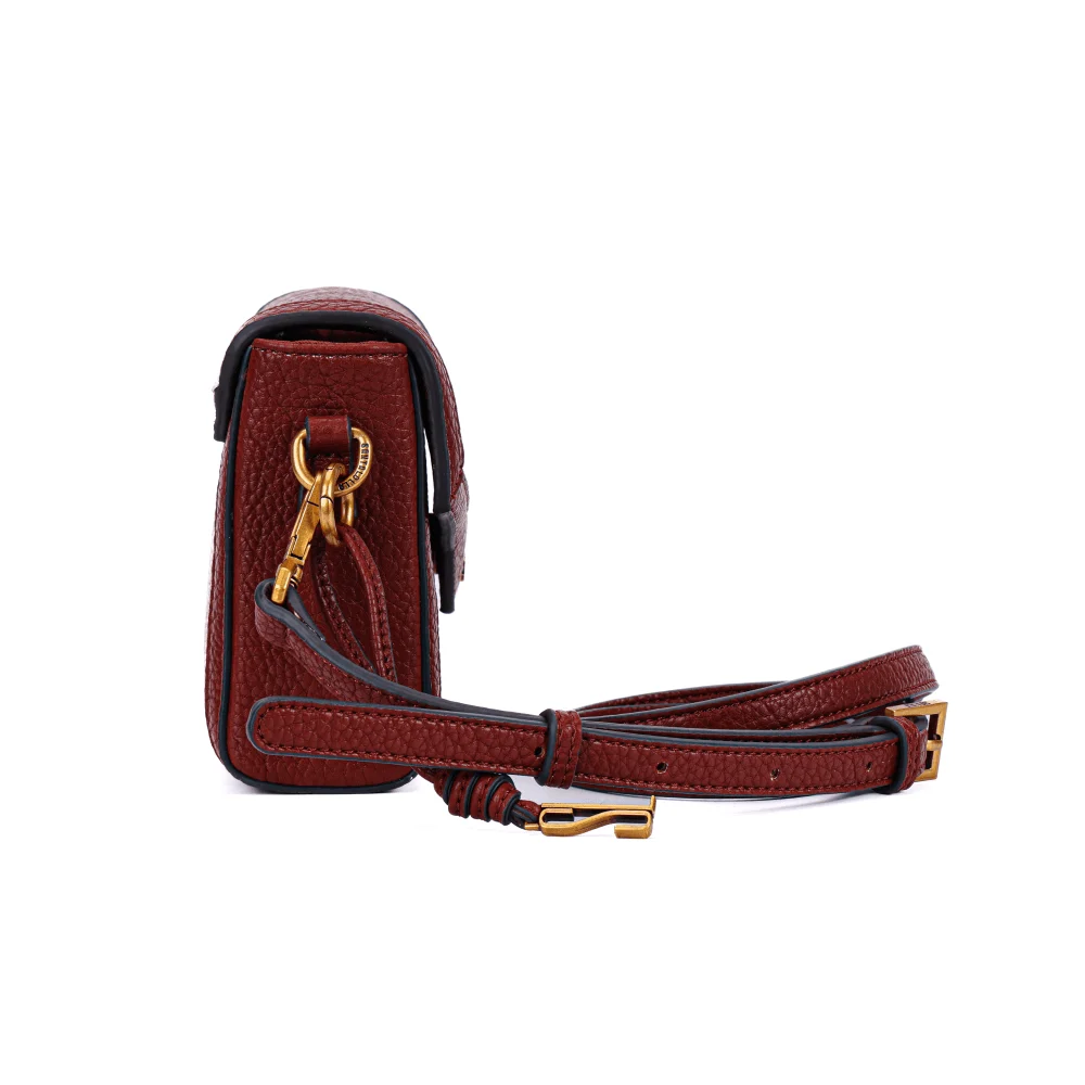 Bolsa Marrom Tiracolo Quadrada - vista 4 de 7