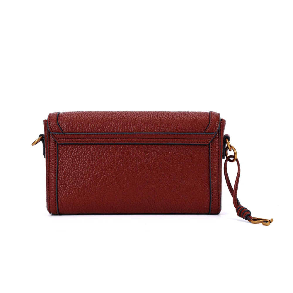 Bolsa Marrom Tiracolo Quadrada - vista 5 de 7