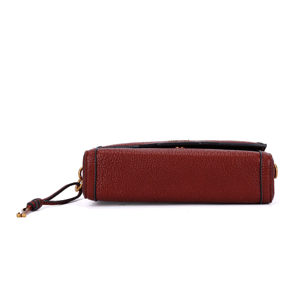 Bolsa Marrom Tiracolo Quadrada - vista 6 de 7