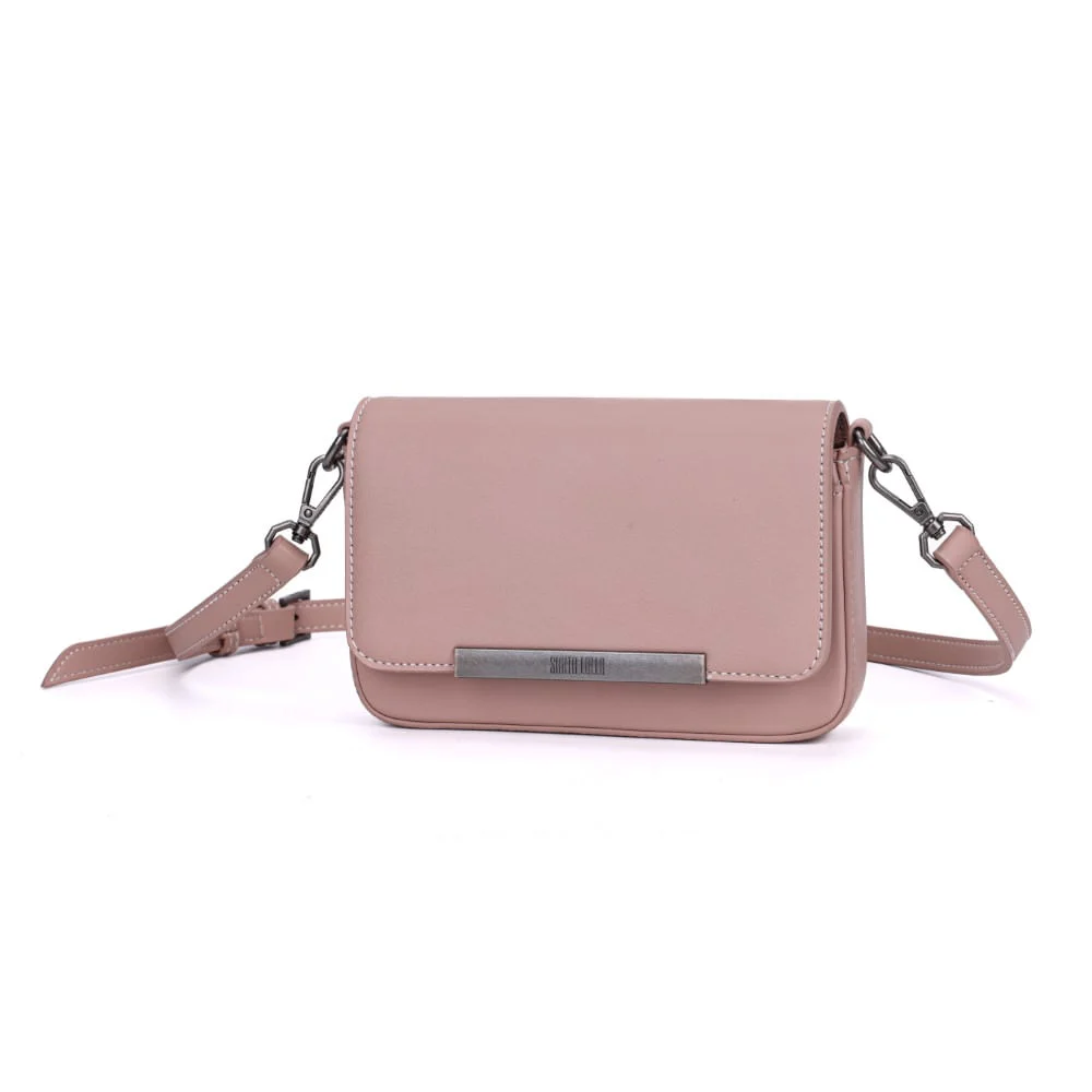 Bolsa Mini Bag Rose Alça Fina Transversal - vista 2 de 6