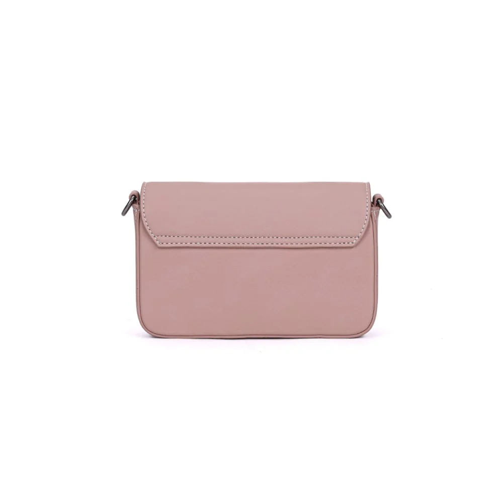 Bolsa Mini Bag Rose Alça Fina Transversal - vista 4 de 6