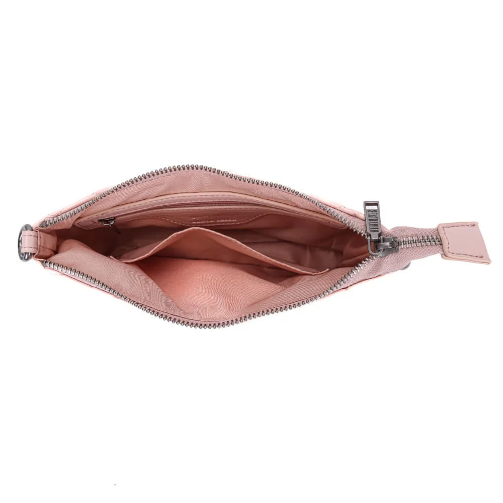 Bolsa Rose Verniz Matelassê Alça Fina Transversal - vista 6 de 6