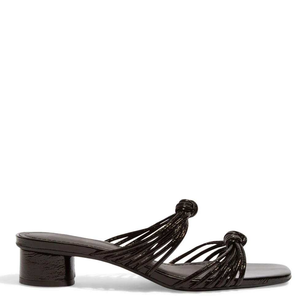 Mule Verniz Glossy Preto - vista 1 de 3