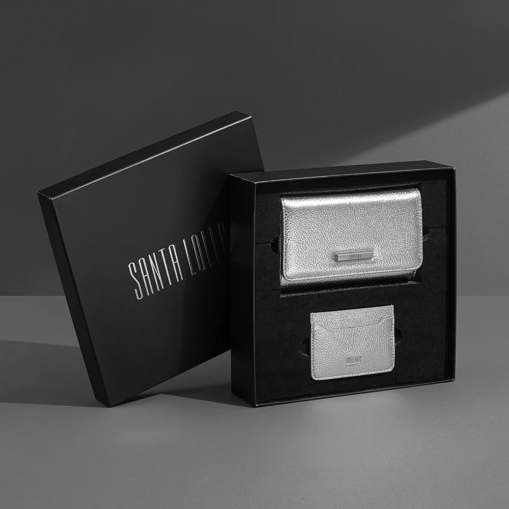 Kit Presente Bolsa Transversal e Porta Cartão Preto - vista 10 de 10