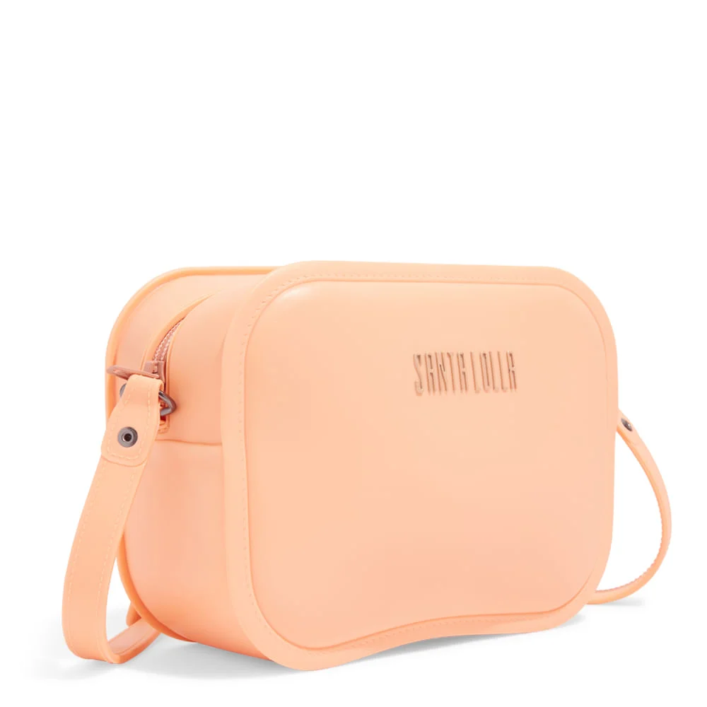 Bolsa Borracha Alça Transversal Laranja - vista 2 de 3