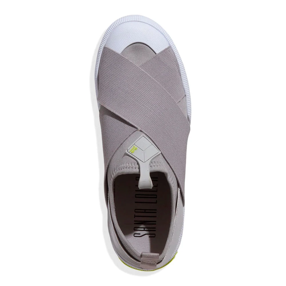 Tênis Slip On Neoprene Elásticos Prata - vista 4 de 4