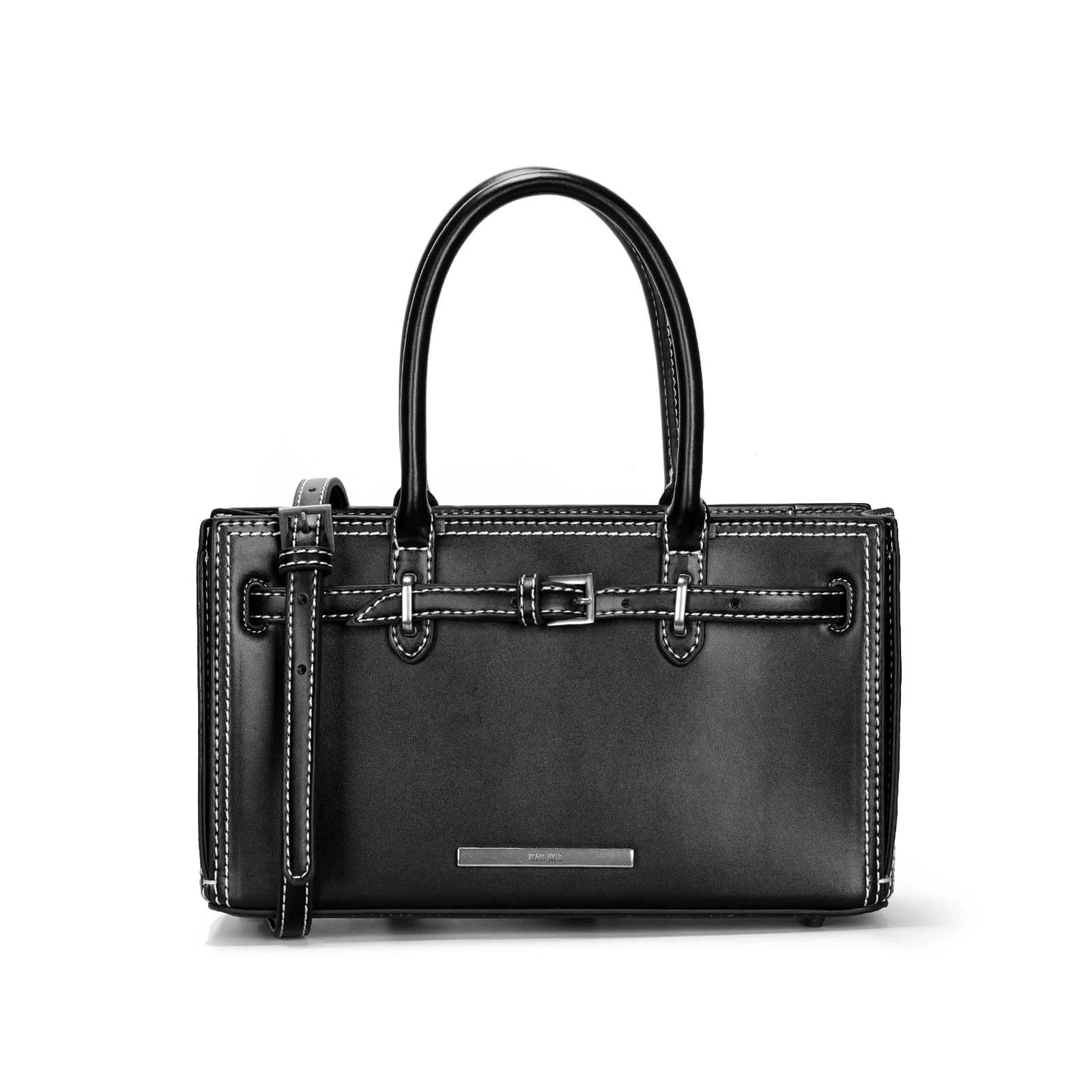 Bolsa Preta Estruturada Floater Alça De Ombro - vista 1 de 3