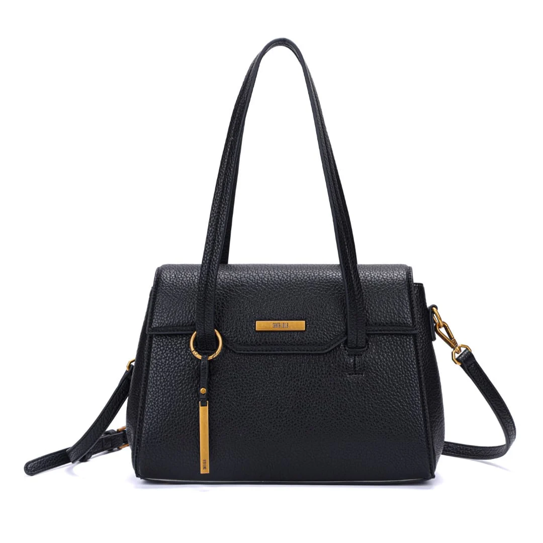 Bolsa Média Preta Floater Alça De Ombro - vista 1 de 6