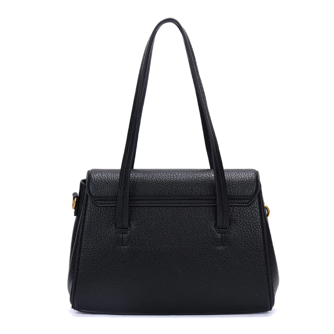 Bolsa Média Preta Floater Alça De Ombro - vista 6 de 6