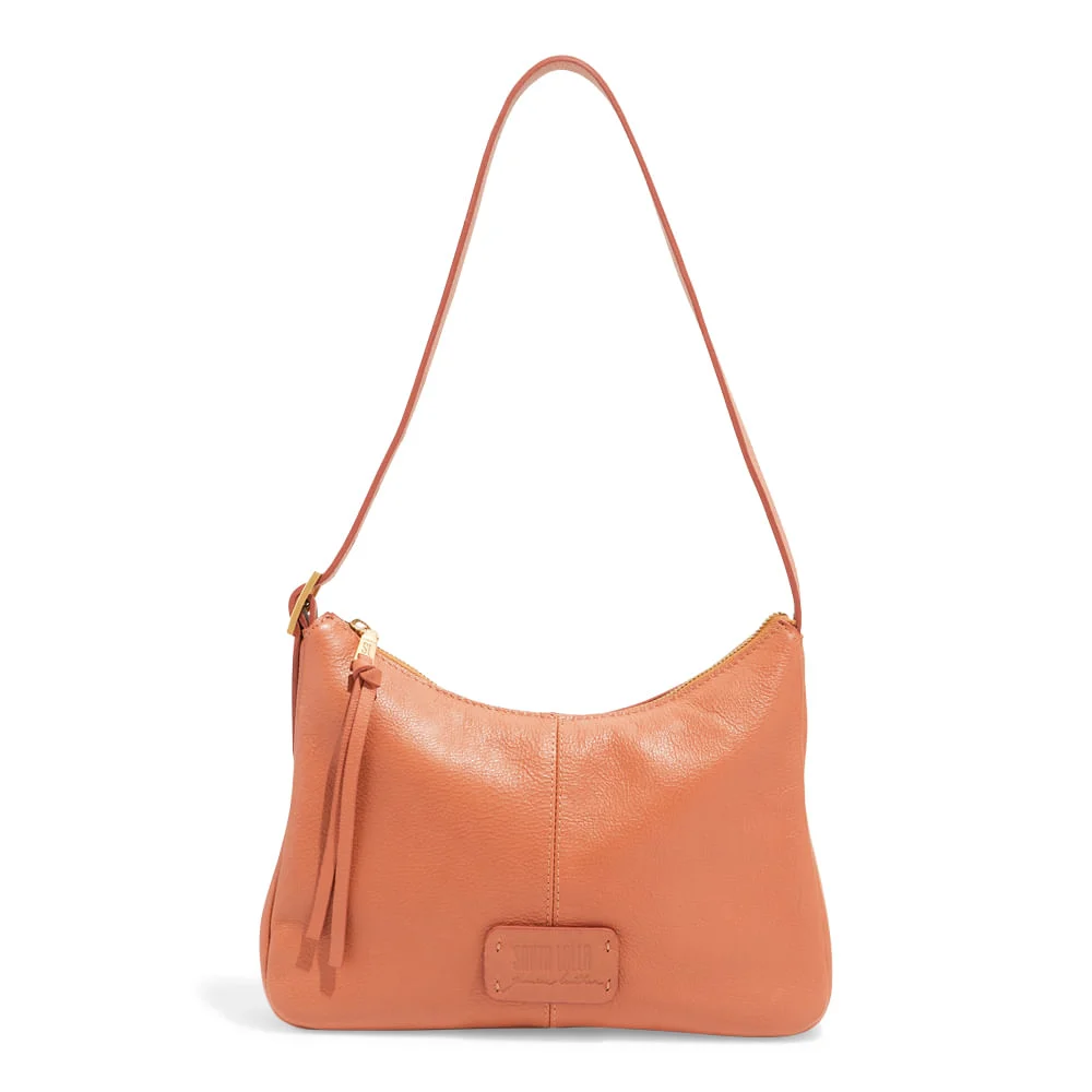 Bolsa Couro Floater Marrom Alça De Ombro - vista 1 de 3