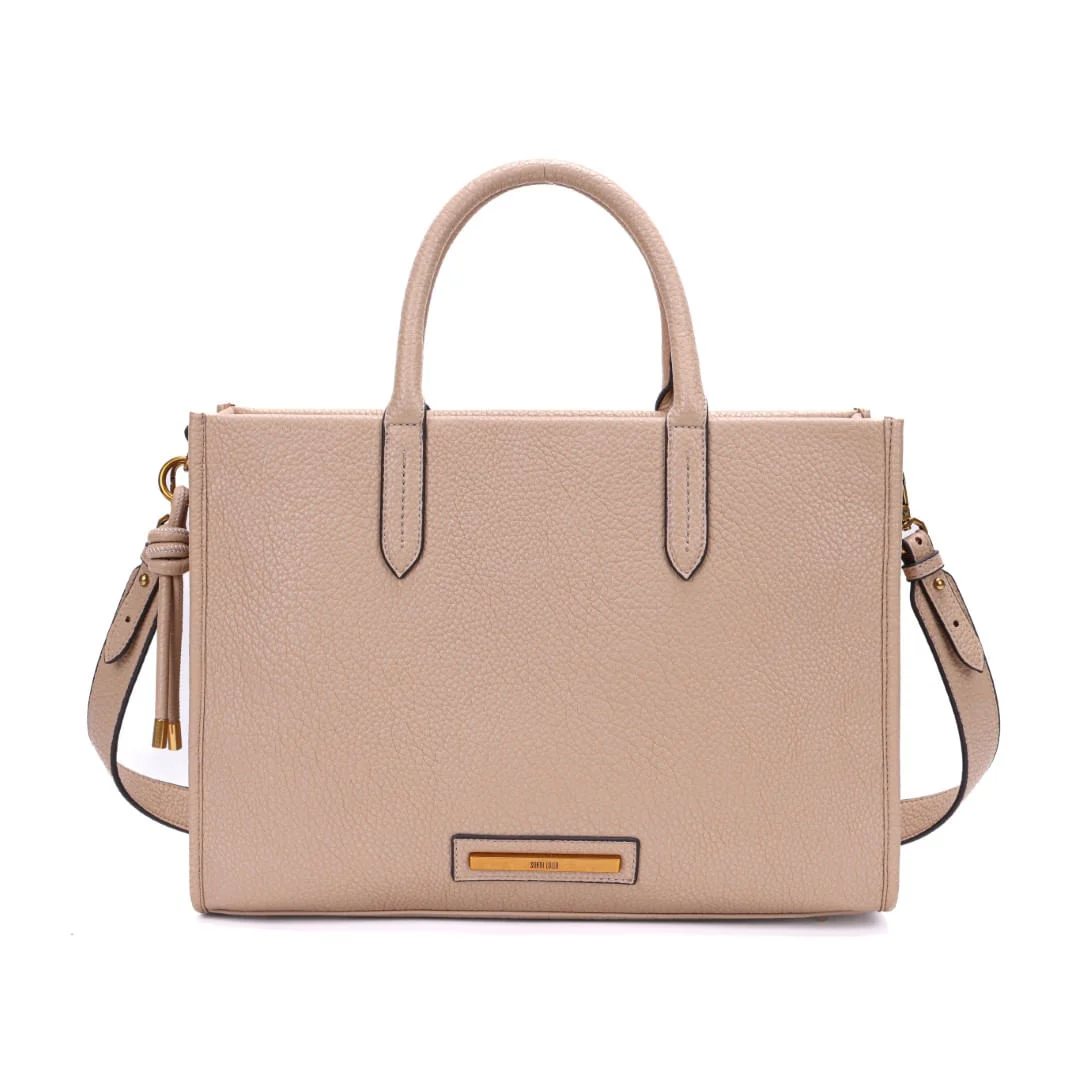 Bolsa Tote Grande Floater Marrom Transversal - vista 1 de 7