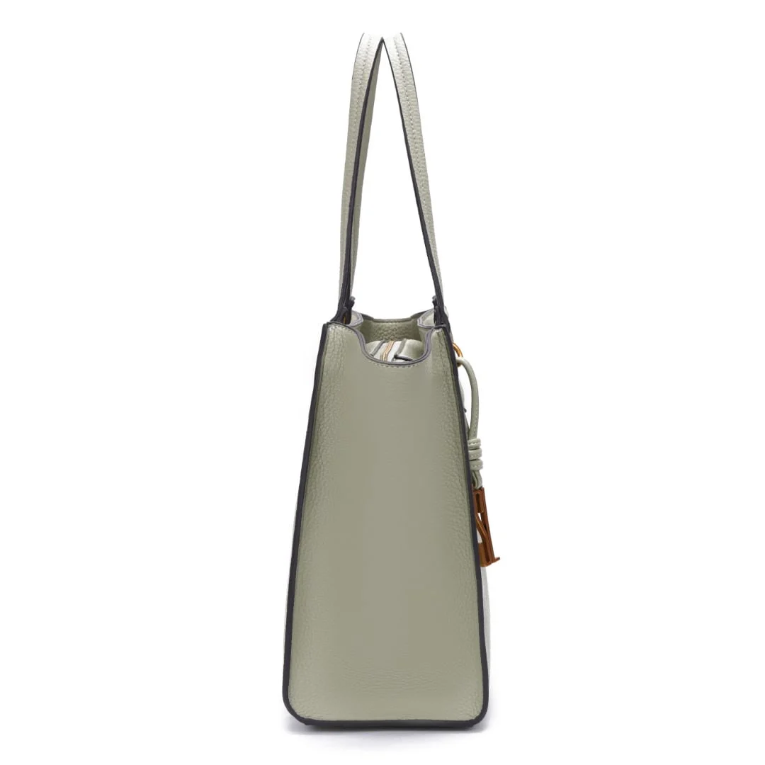 Bolsa Shopper Verde Sage Floater Estruturada Alça De Ombro - vista 5 de 8