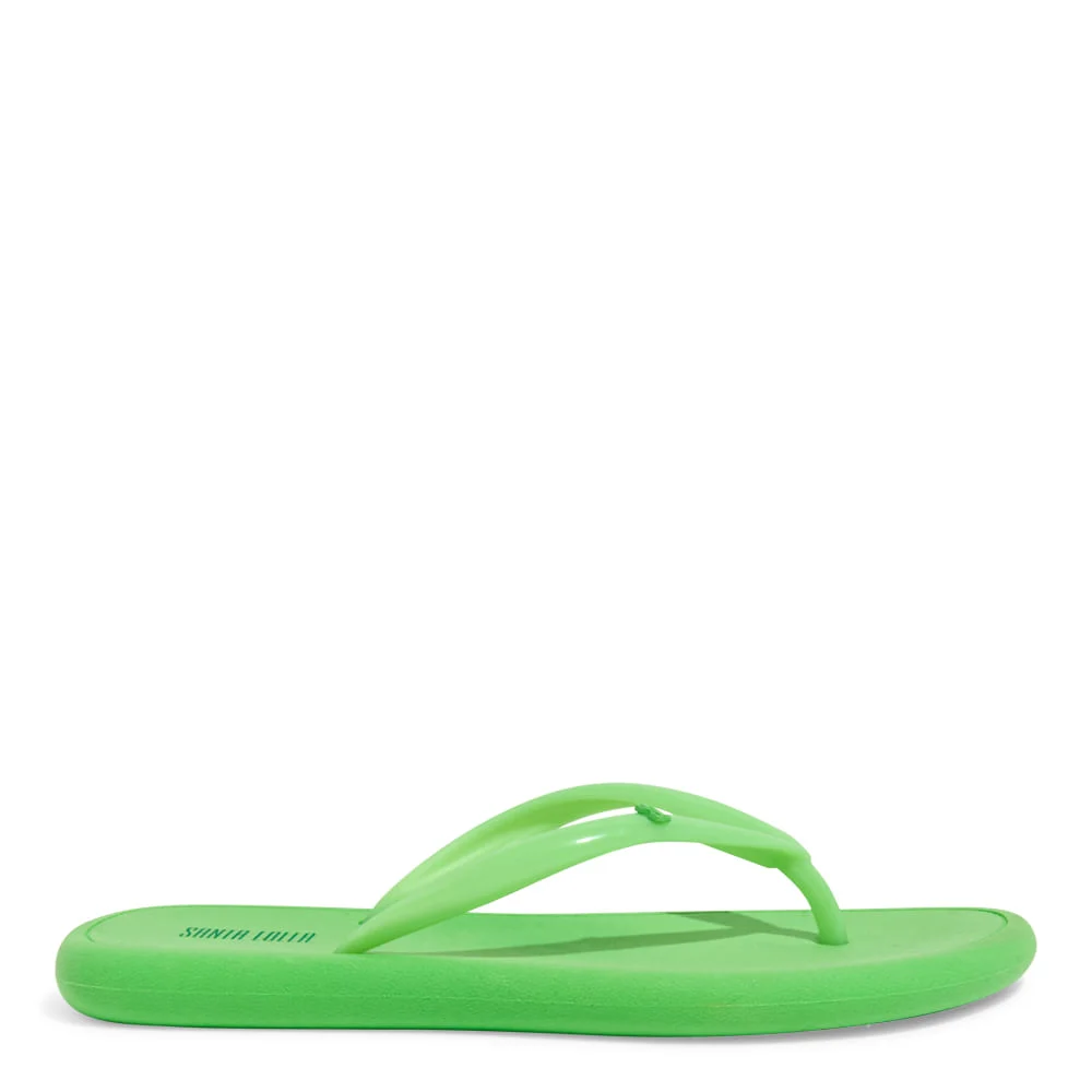 Chinelo Flip Flop  Borracha Verde - vista 1 de 4