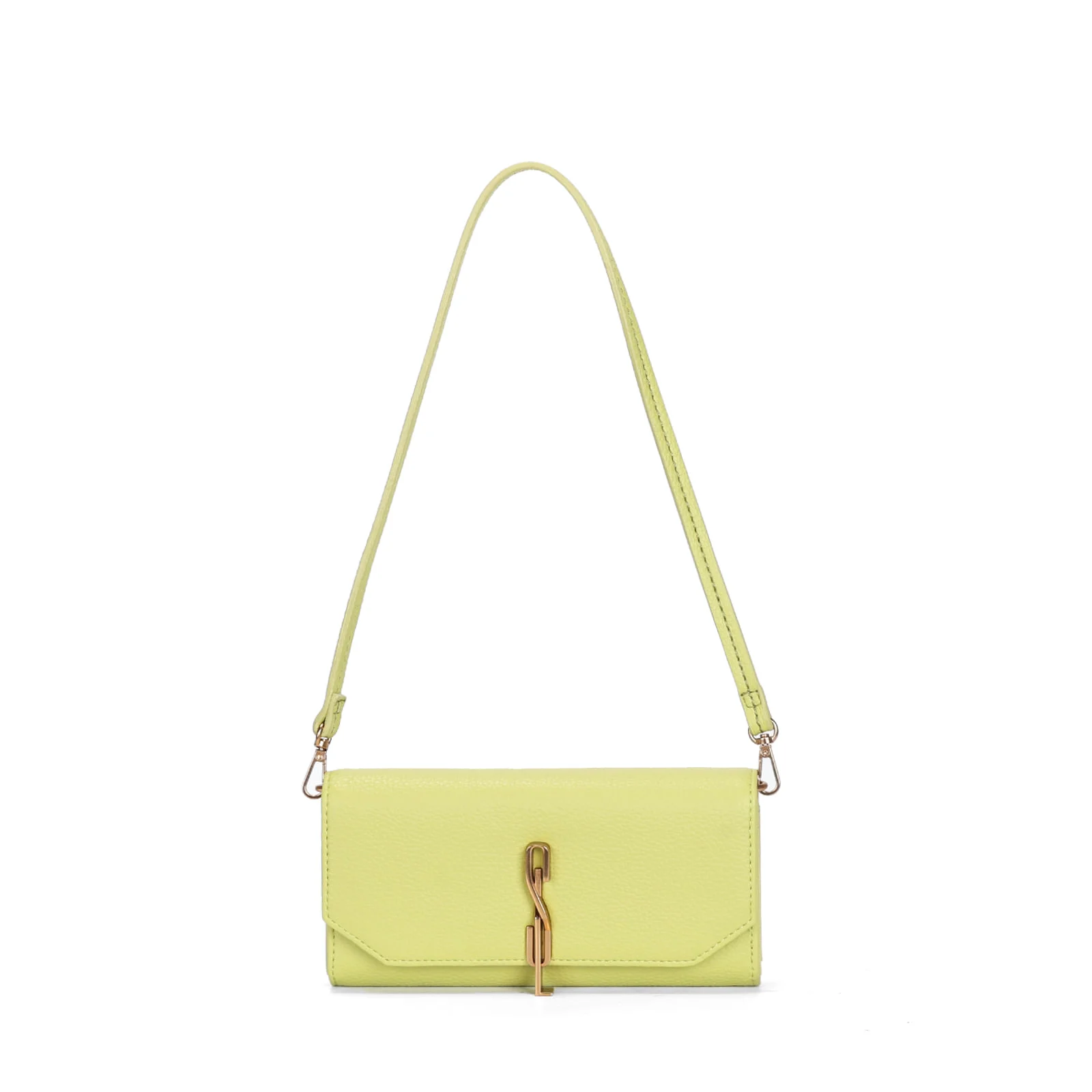 Bolsa Carteira Floater Verde Limão Alça De Ombro - vista 1 de 3