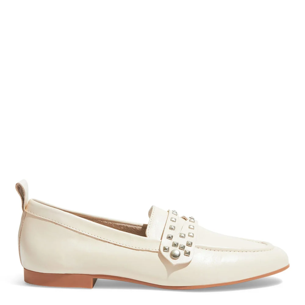 Mocassim Changeable Couro Nobre Soft Bico Redondo Off White - vista 1 de 4