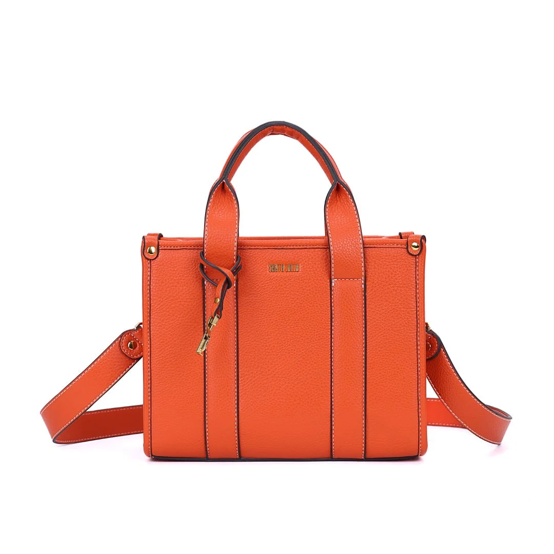 Bolsa Tote Estruturada Floater Laranja Caju - vista 1 de 7