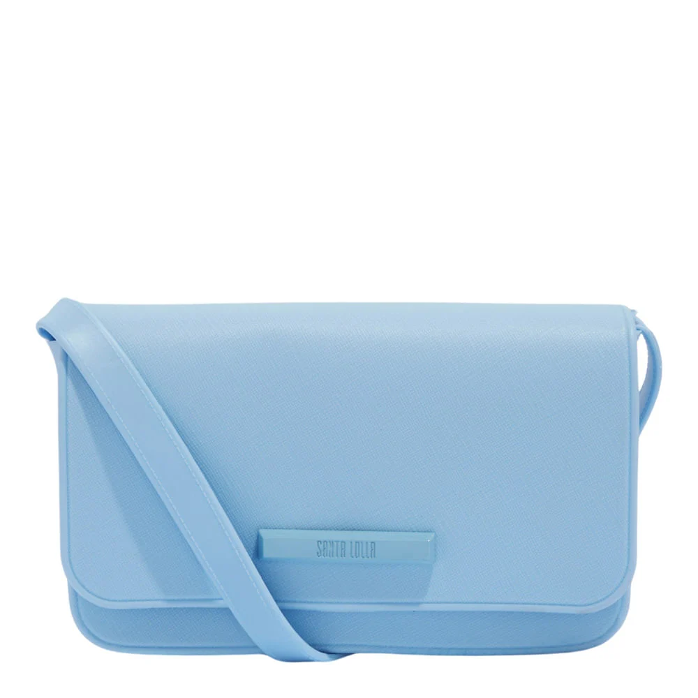 Bolsa Borracha Azul Alça Transversal - vista 1 de 3